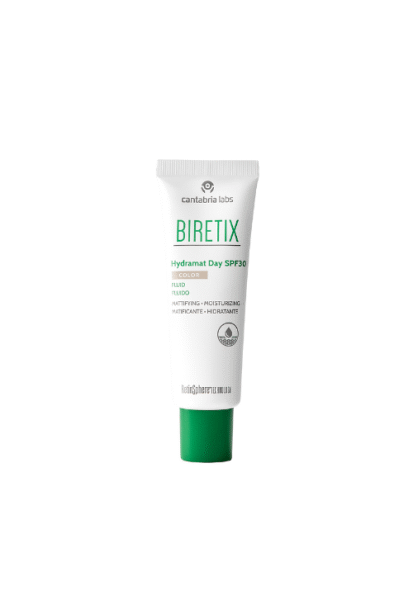 BIRETIX HYDRAMAT DAY SPF 30 FLUIDAS SU SPALVA, 50 ML