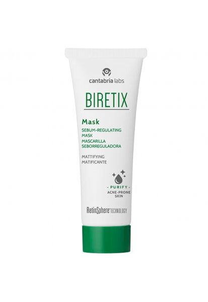 BIRETIX SEBUMĄ REGULIUOJANTI VEIDO KAUKĖ, 25 ML